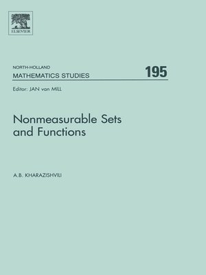 cover image of Nonmeasurable Sets and Functions
